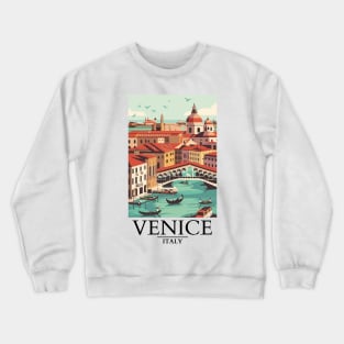 A Vintage Travel Art of Venice - Italy Crewneck Sweatshirt